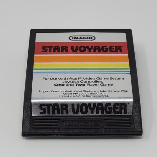Star Voyager (Atari 2600) Text Label Cartridge Only CLEANED & TESTED