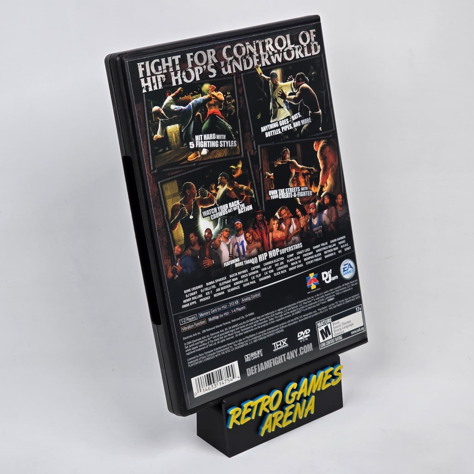 💿REFURBISHED Def Jam: Fight for NY (PlayStation 2 PS2) Blk Lbl CIB COMPLETE💿 - Thumbnail 4