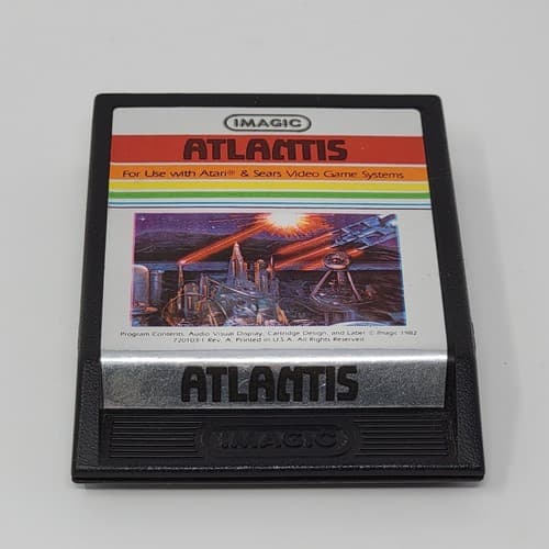 Atlantis (Atari 2600) Cartridge Only CLEANED & TESTED