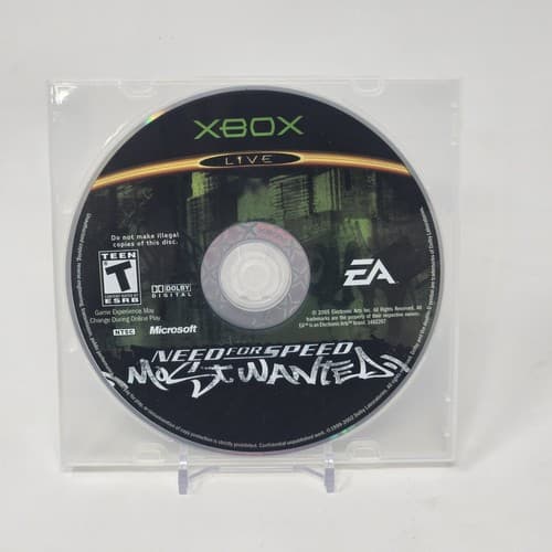 Need for Speed: Most Wanted (Original Xbox) Black Label Disc TESTED