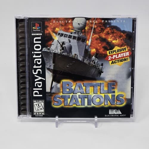 BattleStations Battle Stations (PlayStation 1 PS1) CIB COMPLETE & TESTED