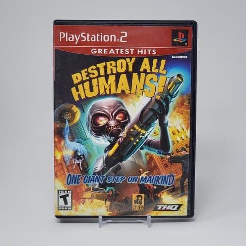 Destroy All Humans (Playstation 2 PS2) Greatest Hits CIB COMPLETE & TESTED