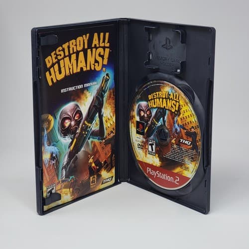 Destroy All Humans (Playstation 2 PS2) Greatest Hits CIB COMPLETE & TESTED - Thumbnail 2
