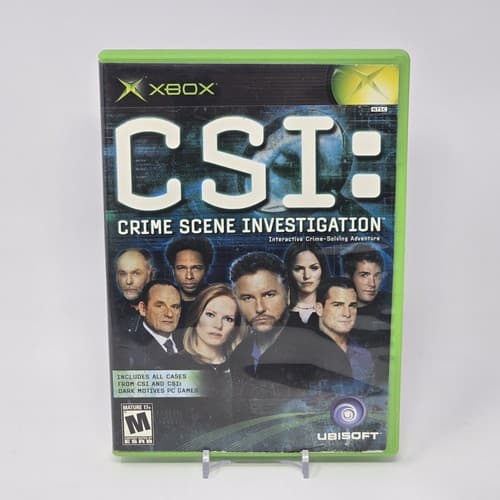 CSI: Crime Scene Investigation (Original Xbox) Case & Disc TESTED