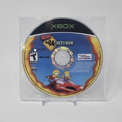 The Simpsons: Hit & Run (Original Xbox) Black Label Disc TESTED