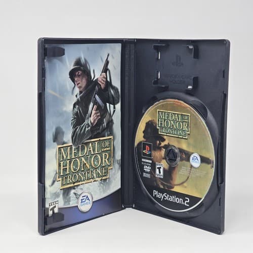 Medal of Honor: Frontline (PlayStation 2 PS2) Black Label CIB COMPLETE & TESTED - Thumbnail 2