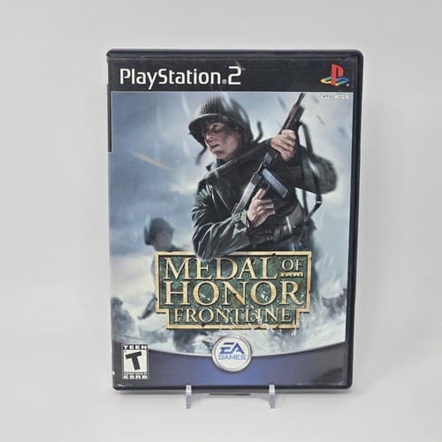 Medal of Honor: Frontline (PlayStation 2 PS2) Black Label CIB COMPLETE & TESTED