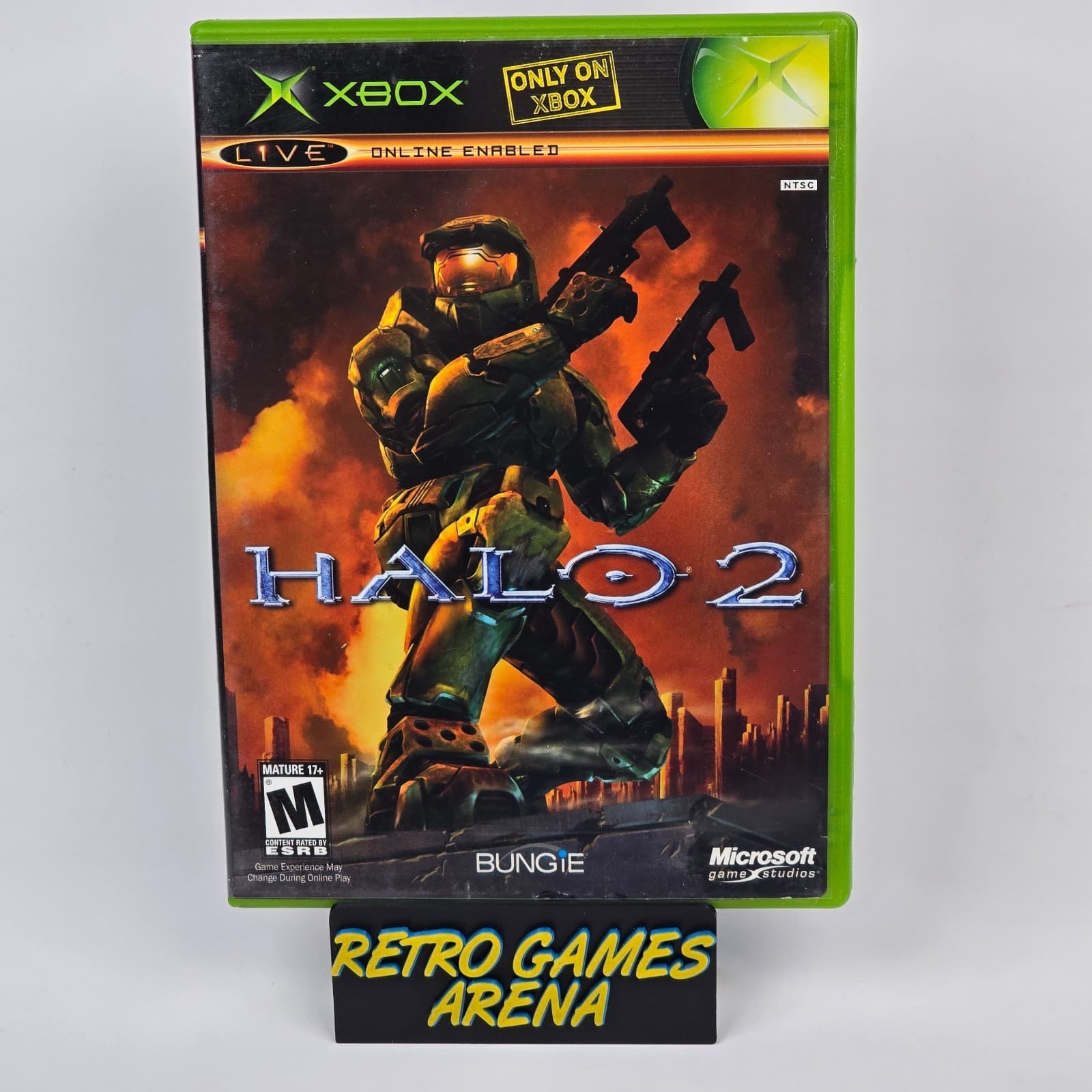 Halo 2 (Original Xbox) Black Label CIB COMPLETE & TESTED