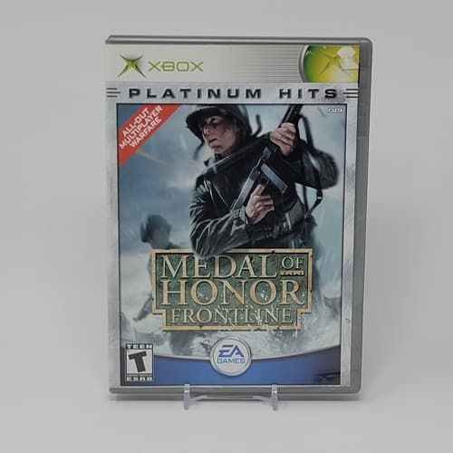 Medal of Honor Frontline (Original Xbox) Platinum CIB COMPLETE & TESTED