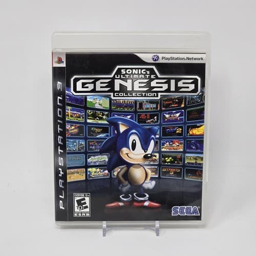 Sonic's Ultimate Genesis Collection (PlayStation 3 PS3) Black Label CIB & TESTED