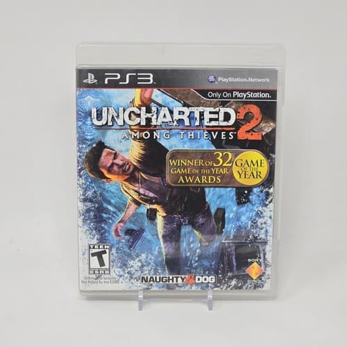 Uncharted 2: Among Thieves (PlayStation 3 PS3) Black Label CIB COMPLETE & TESTED
