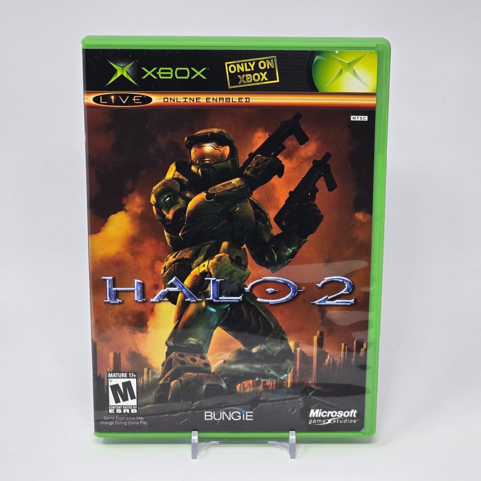 Halo 2 (Original Xbox) Black Label Case & Disc TESTED