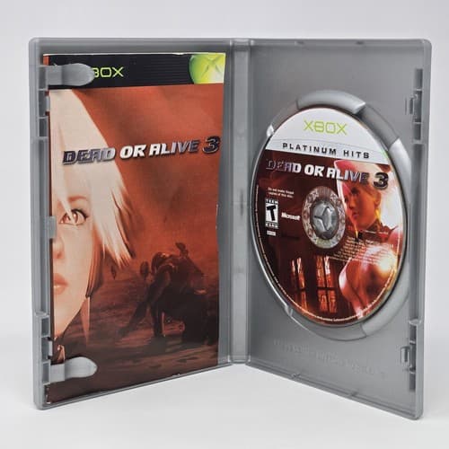 Dead or Alive 3 (Original Xbox) Platinum Hits CIB COMPLETE & TESTED - Thumbnail 2