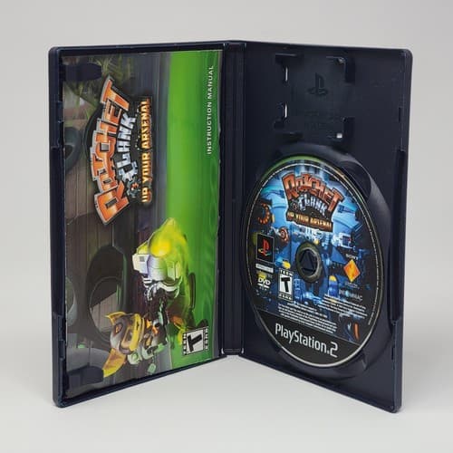 Ratchet & Clank: Up Your Arsenal (PlayStation 2 PS2) Black Label CIB & TESTED - Thumbnail 2