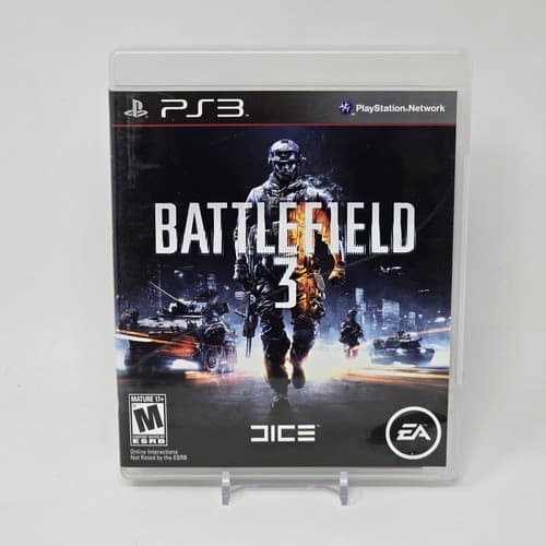 Battlefield 3 (PlayStation 3 PS3) Black Label CIB COMPLETE & TESTED