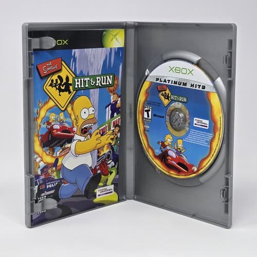 The Simpsons: Hit & Run (Original Xbox) Platinum Hits CIB COMPLETE & TESTED - Thumbnail 2
