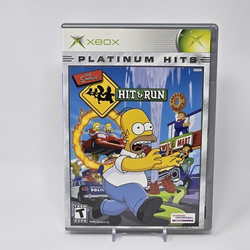 The Simpsons: Hit & Run (Original Xbox) Platinum Hits CIB COMPLETE & TESTED