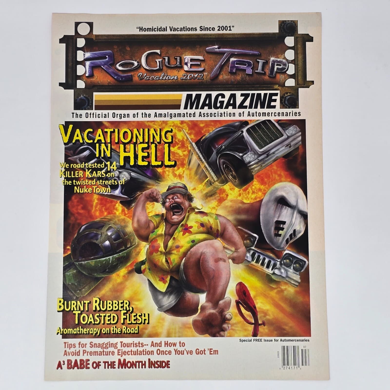 Rogue Trip Vacation 2012 PS1 Homicidal Print Ad/Poster Official Promo Art
