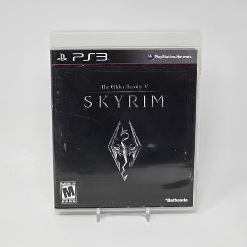 The Elder Scrolls V: Skyrim (PlayStation 3 PS3) Black Label CIB w/ MAP & TESTED