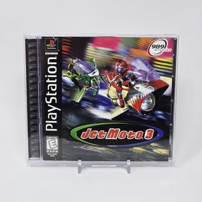 Jet Moto 3 (PlayStation 1 PS1) CIB COMPLETE & TESTED