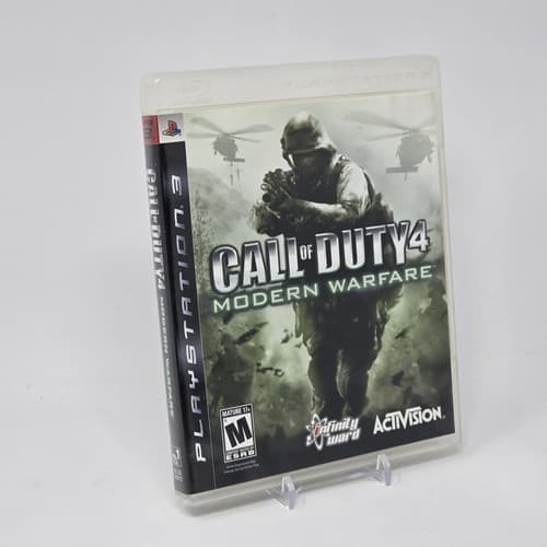 Call Of Duty 4: Modern Warfare (PlayStation 3 PS3) Black Label CIB & TESTED