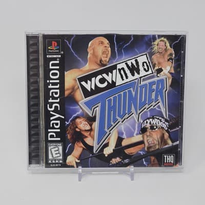 WCW/nWo Thunder (PlayStation 1 PS1) CIB COMPLETE & TESTED