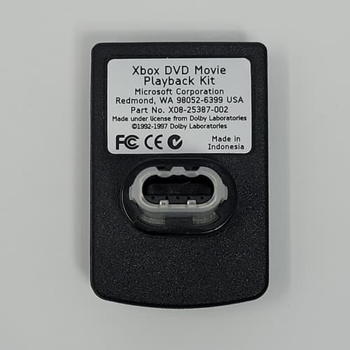 Original Xbox DVD Movie Playback Kit Wireless Remote & Dongle CLEANED & TESTED - Thumbnail 2