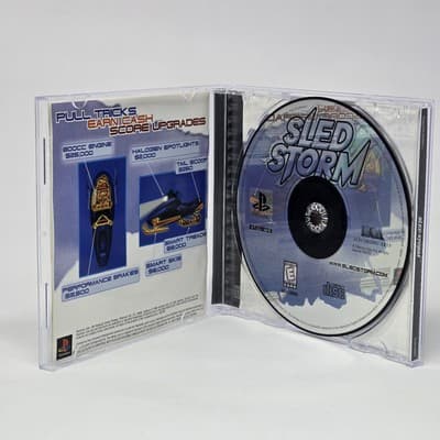 Sled Storm (PlayStation 1 PS1) Black Label CIB COMPLETE & TESTED - Thumbnail 2