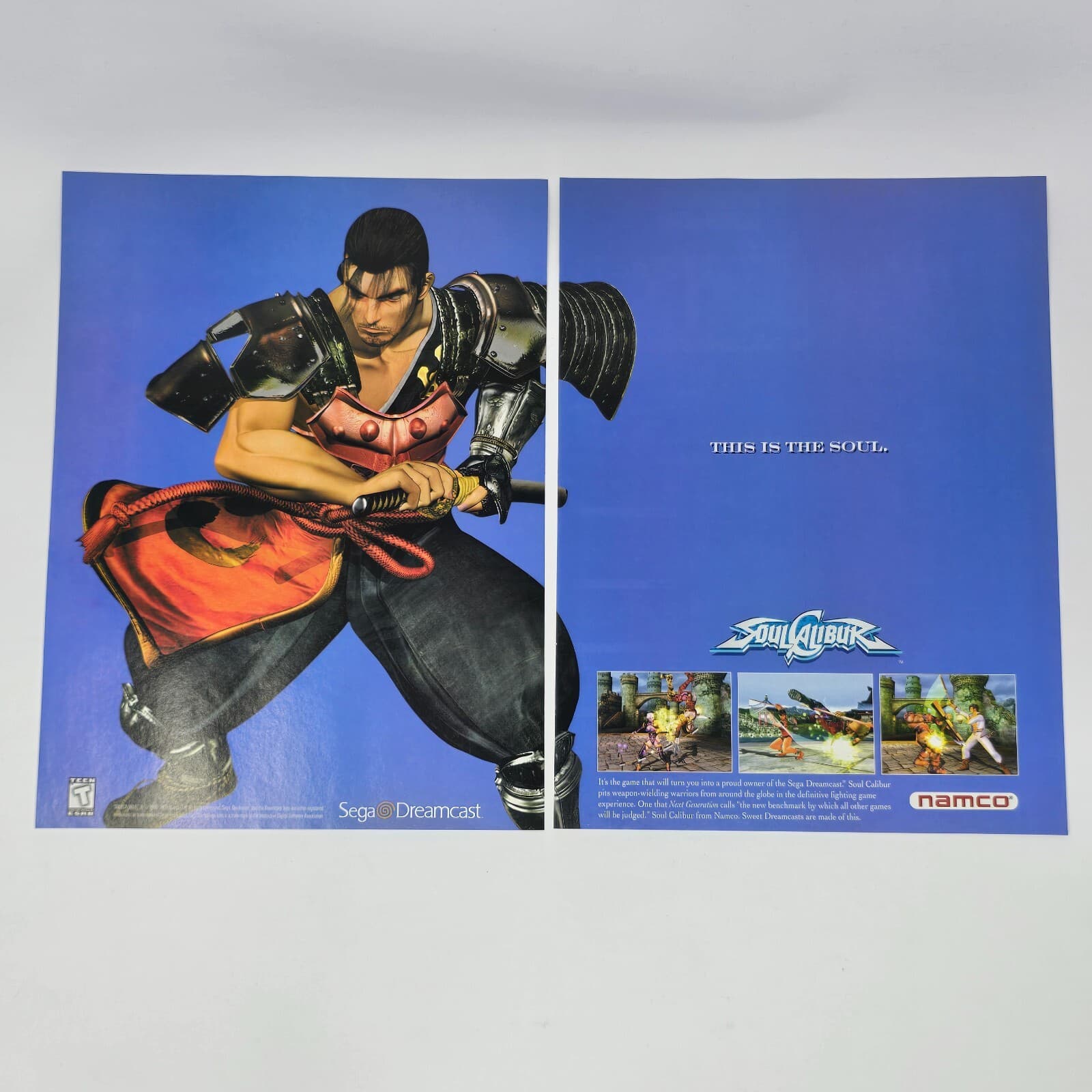 Soul Calibur Sega Dreamcast Namco This Is Print Ad/Poster Official Promo Art