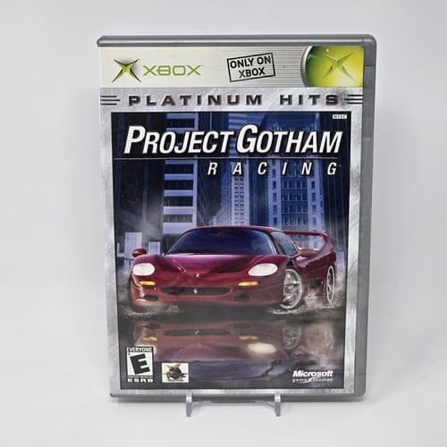 Project Gotham Racing (Original Xbox) Platinum Hits CIB COMPLETE & TESTED