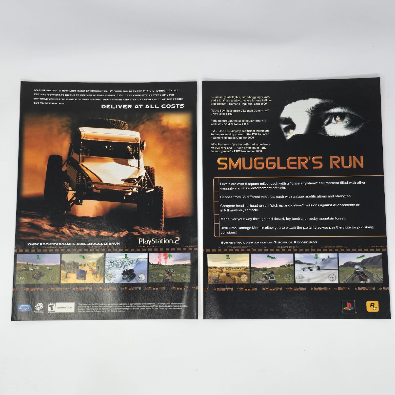 Suggler's Run Sony PlayStation PS1 Deliver Print Ad/Poster Official Promo Art