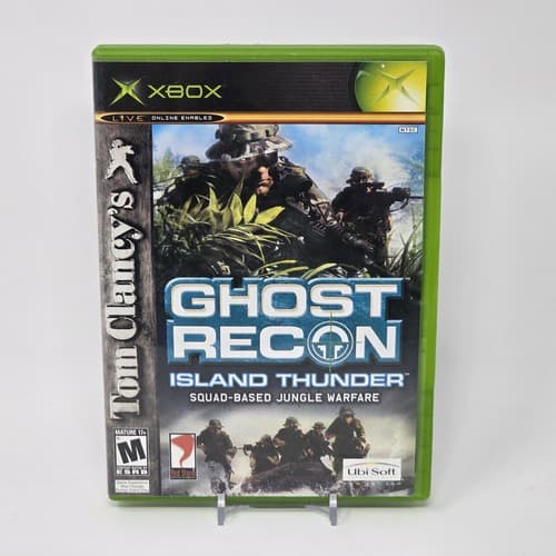 Ghost Recon: Island Thunder (Original Xbox) Black Label CIB COMPLETE & TESTED