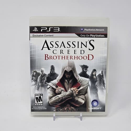 Assassin's Creed: Brotherhood (PlayStation 3 PS3) Black Label CIB & TESTED
