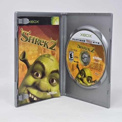 Shrek 2 (Original Xbox) Platinum Hits CIB COMPLETE & TESTED - Thumbnail 2