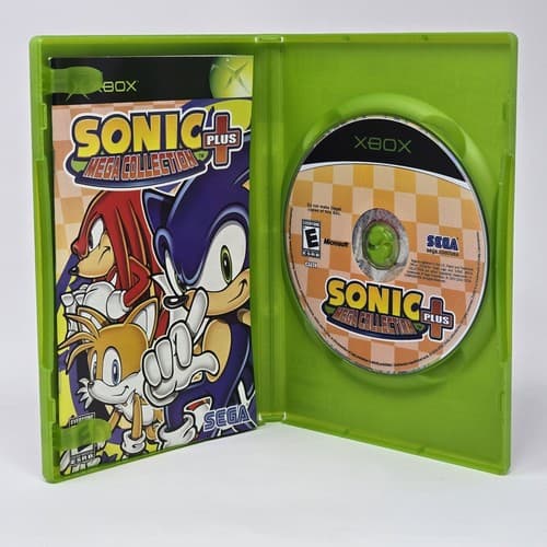 Sonic Mega Collection Plus (Original Xbox) Black Label CIB COMPLETE & TESTED - Thumbnail 2