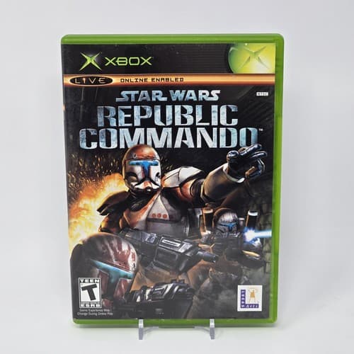 Star Wars: Republic Commando (Original Xbox) Black Label CIB COMPLETE & TESTED