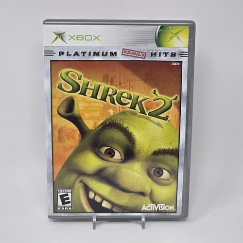Shrek 2 (Original Xbox) Platinum Hits CIB COMPLETE & TESTED