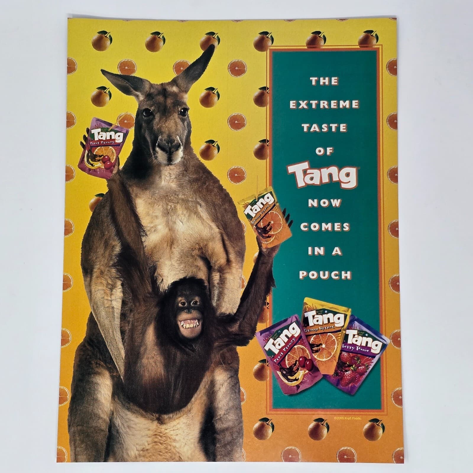 Tang Juice Orange Uproar Extreme Taste Print Ad/Poster Promo Art