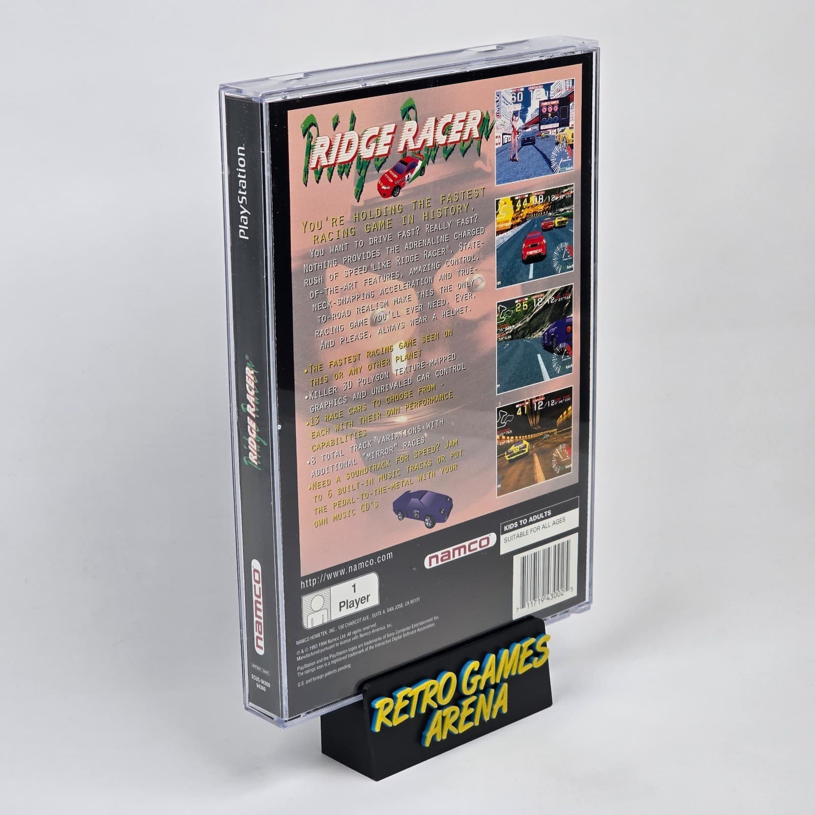 💿REFURBISHED Ridge Racer (PlayStation 1 PS1) NEW CASE Long Box CIB💿 - Thumbnail 4