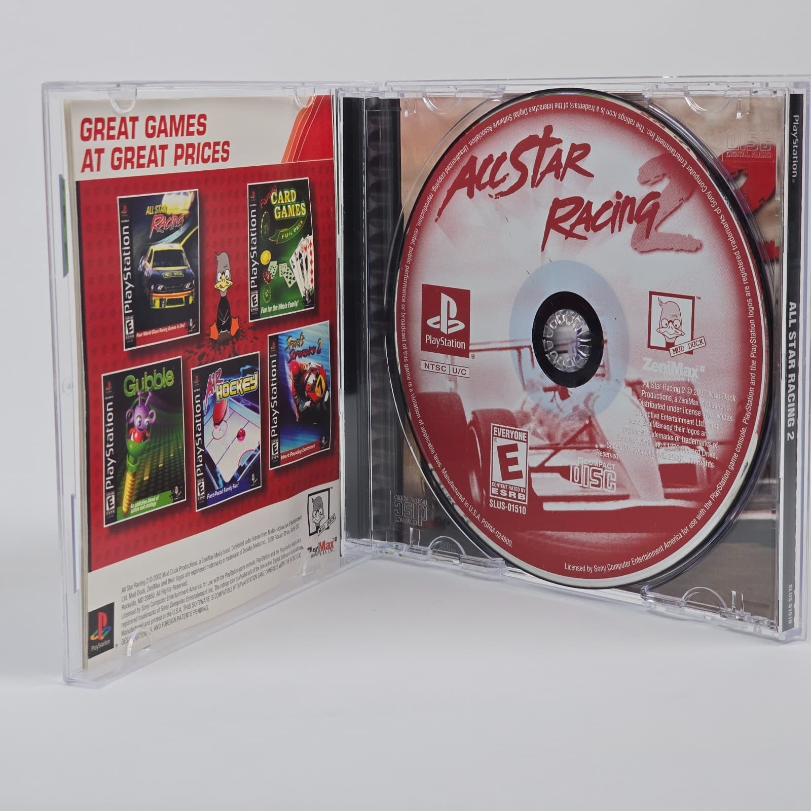 All Star Racing 2 (PlayStation 1 PS1) CIB COMPLETE - Thumbnail 2