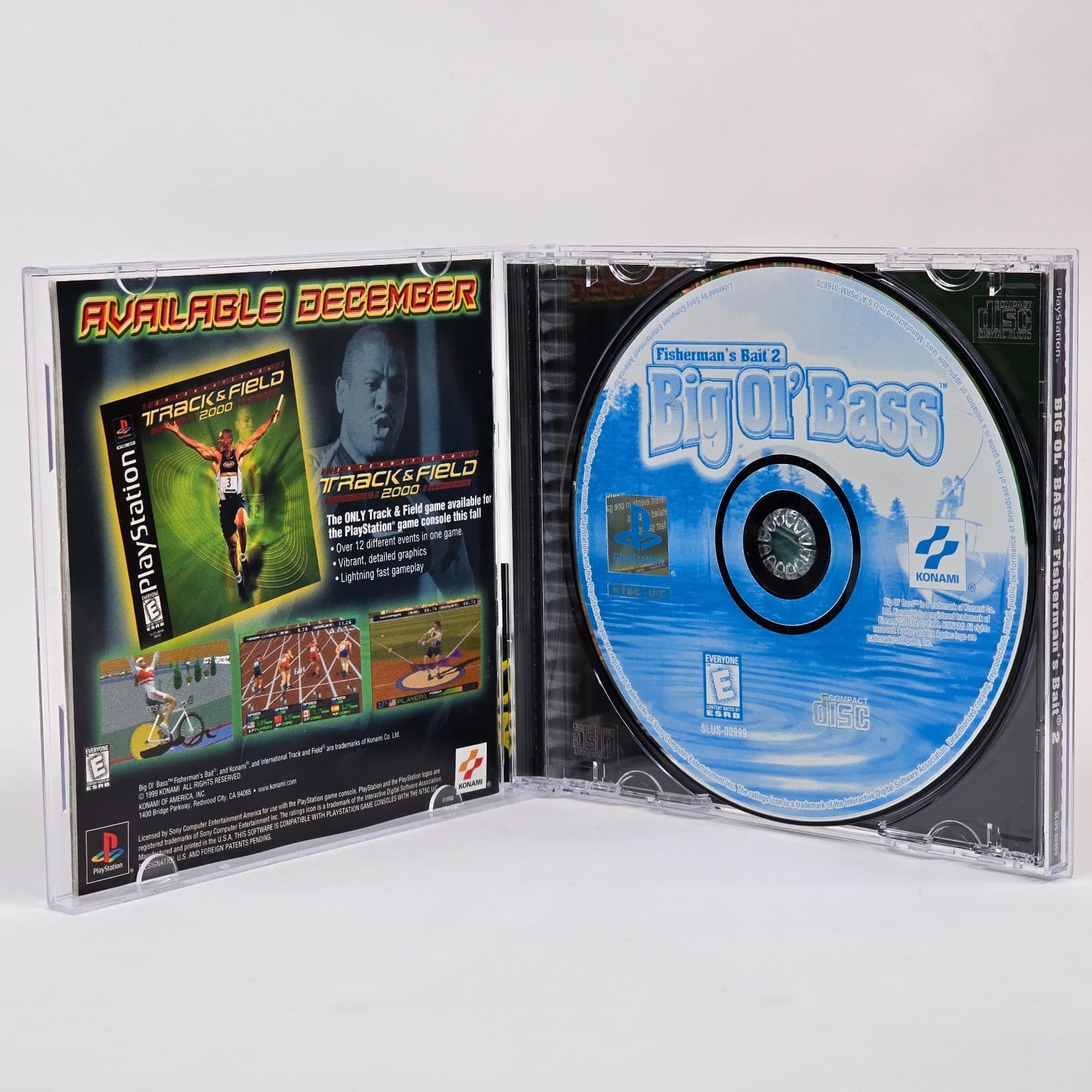 Big Ol Bass: Fisherman's Bait 2 (PlayStation 1 PS1) CIB COMPLETE - Thumbnail 2
