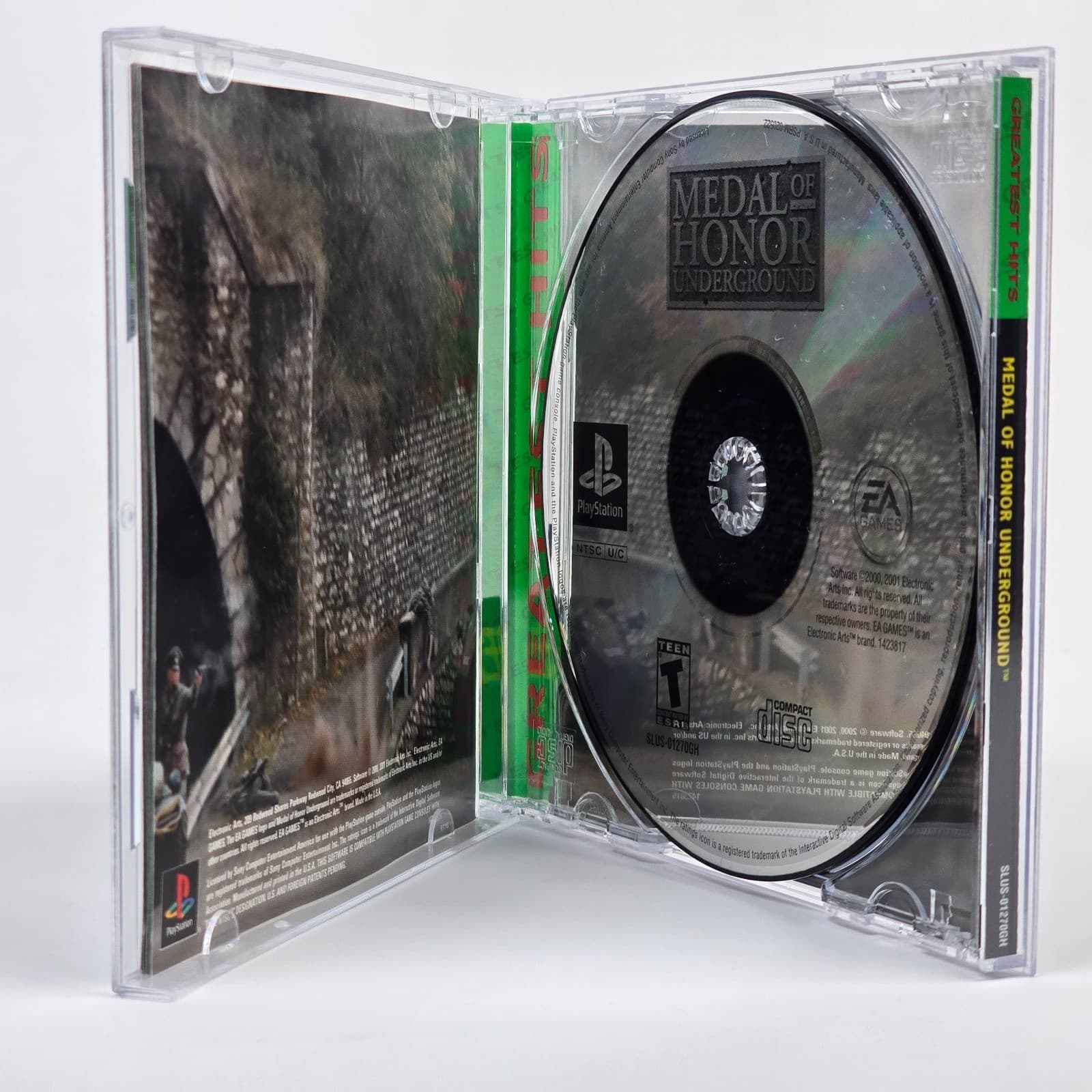 Medal of Honor: Underground (PlayStation 1 PS1) Greatest Hits CIB COMPLETE - Thumbnail 2
