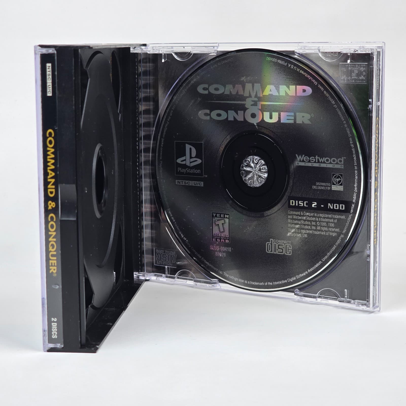Command & Conquer (PlayStation 1 PS1) Case & Discs - Thumbnail 3