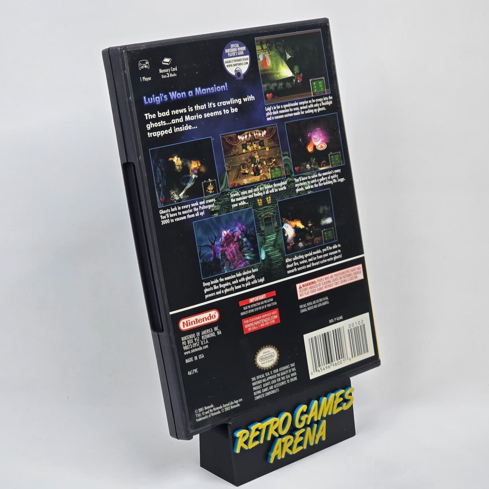 💿REFURBISHED Luigi's Mansion (Nintendo GameCube) Player's Choice CIB COMPLETE💿 - Thumbnail 4