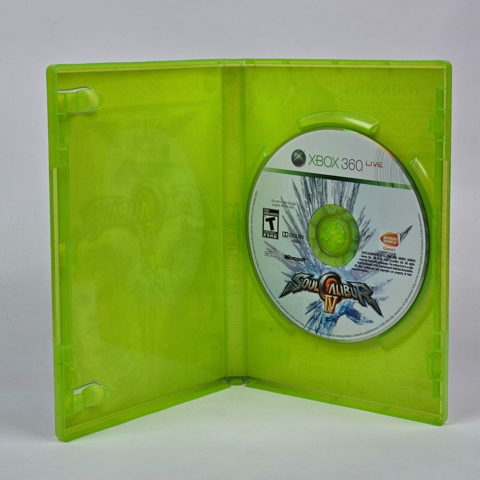 Soul Calibur IV 4 (Xbox 360) Case & Disc - Thumbnail 2