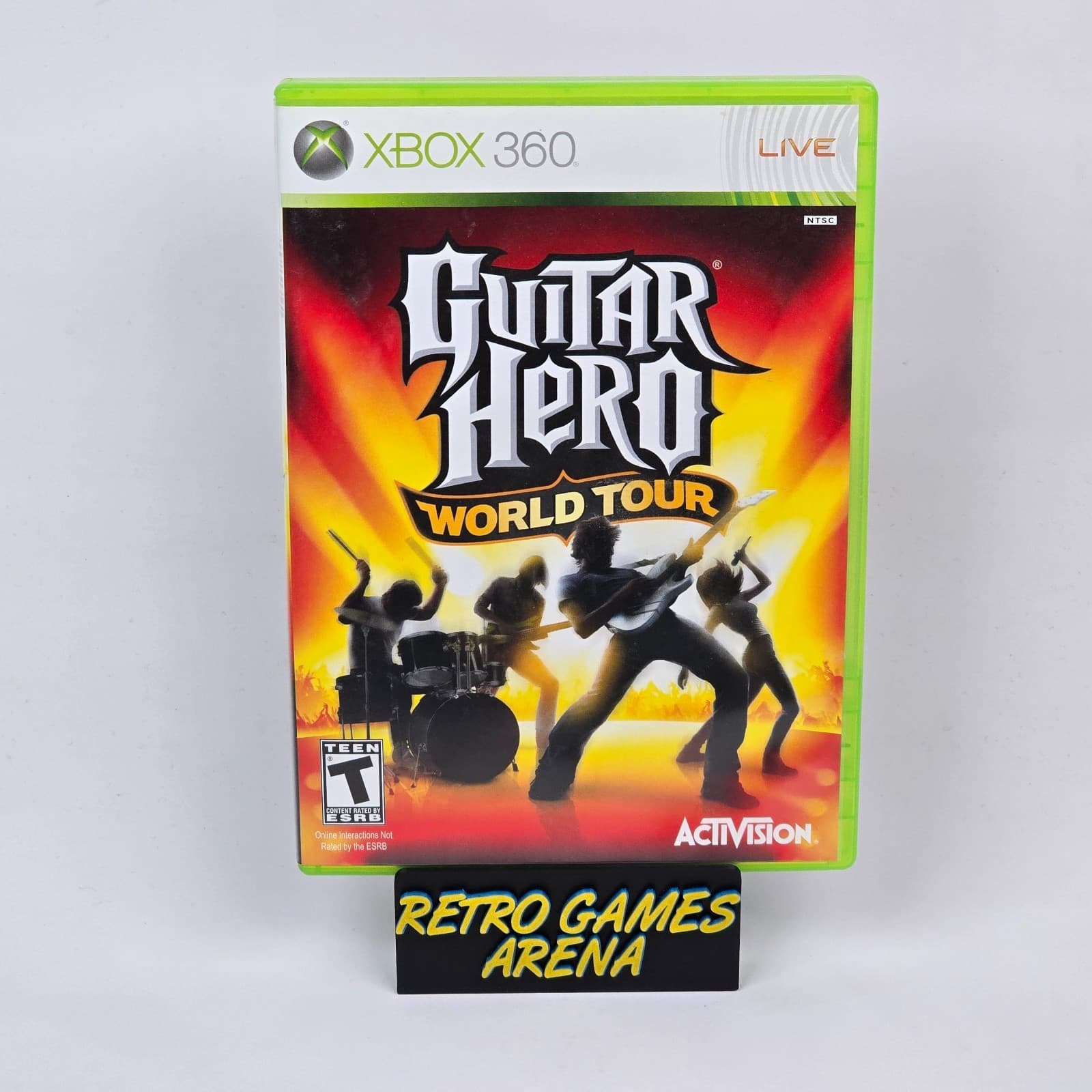 Guitar Hero: World Tour (Xbox 360) Case & Disc