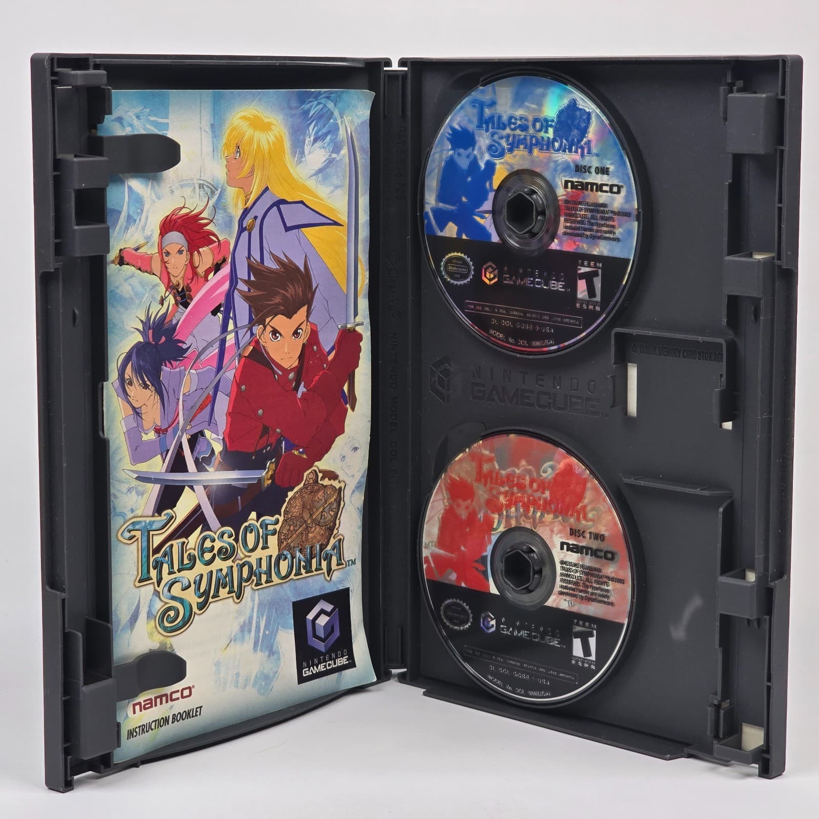 Tales of Symphonia (Nintendo GameCube) Black Label CIB COMPLETE - Thumbnail 2