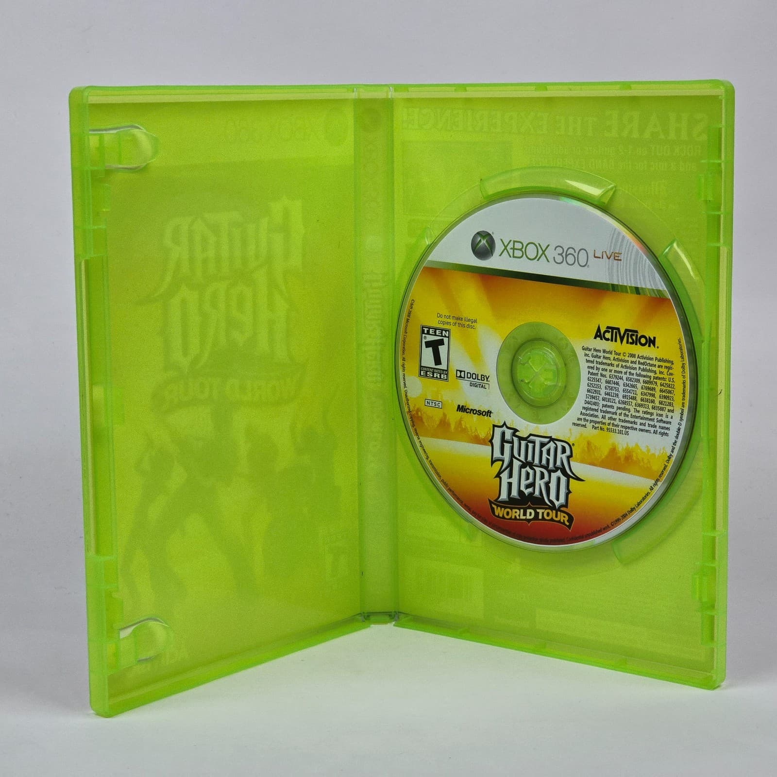 Guitar Hero: World Tour (Xbox 360) Case & Disc - Thumbnail 2