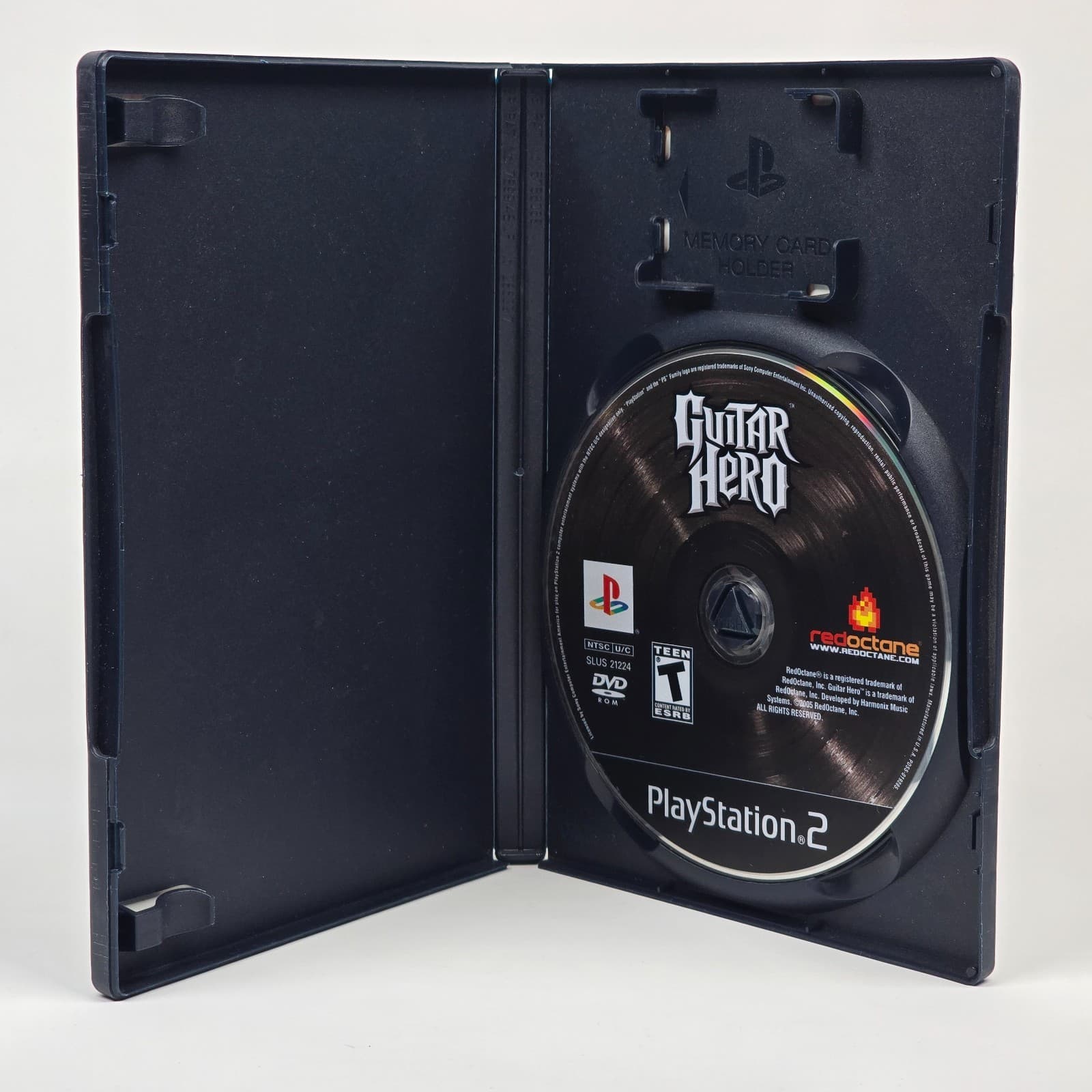 Guitar Hero (PlayStation 2 PS2) Black Label Case & Disc - Thumbnail 2