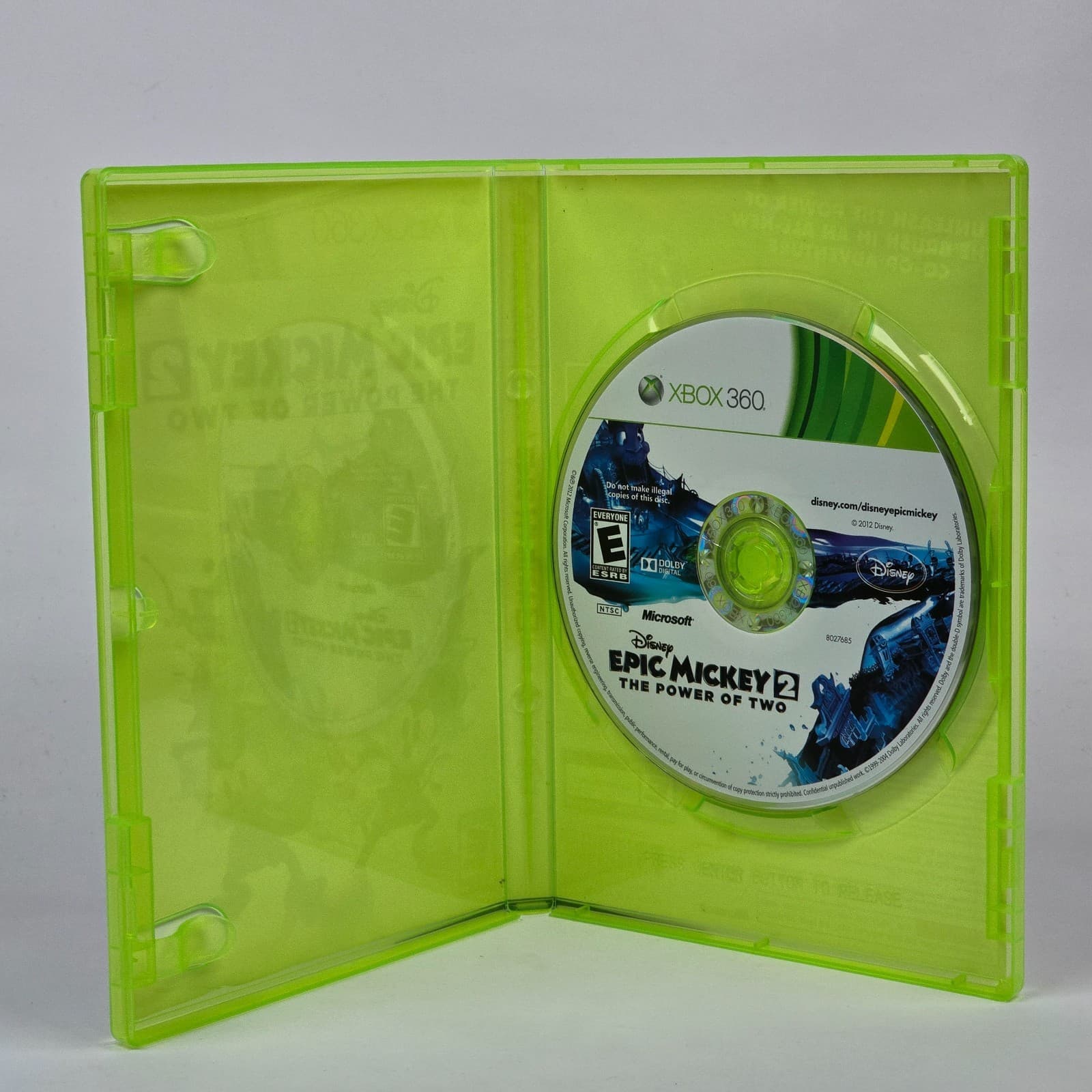 Epic Mickey 2: The Power of Two (Xbox 360) Case & Disc - Thumbnail 2